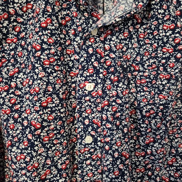 Abercrombie & Fitch Floral Button Down Shirt, Muscle Fit - Picture 3 of 6